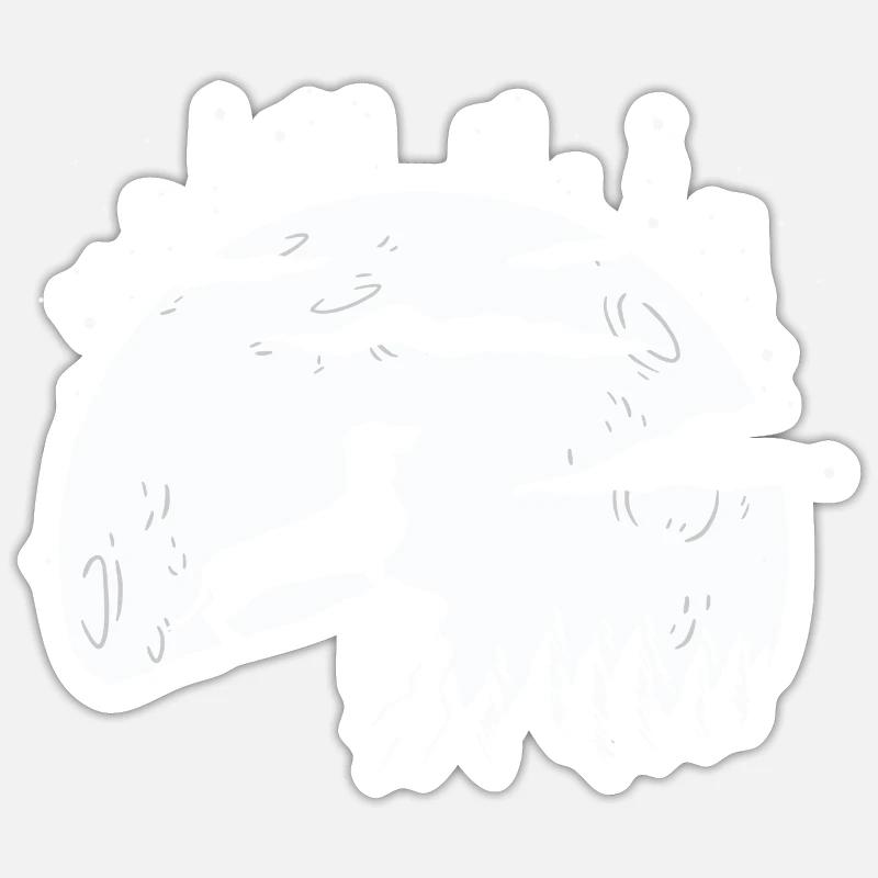 Dackel Sticker Größe S (10 x 10 cm)