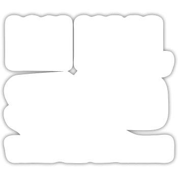 I came, saw and forgot what I wanted - Sticker size S (10 x 10 cm) - white matte - Front
