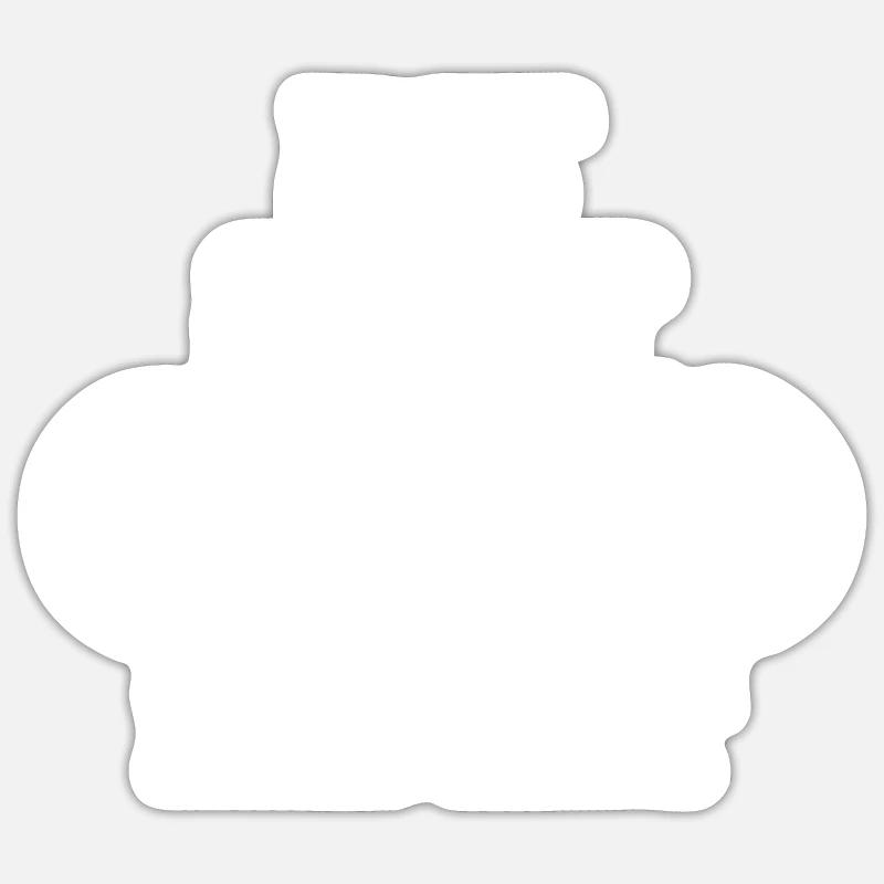 Snowboard Spruch Wintersport Snowboardfahrer - Sticker Größe S (10 x 10 cm) - Mattweiß