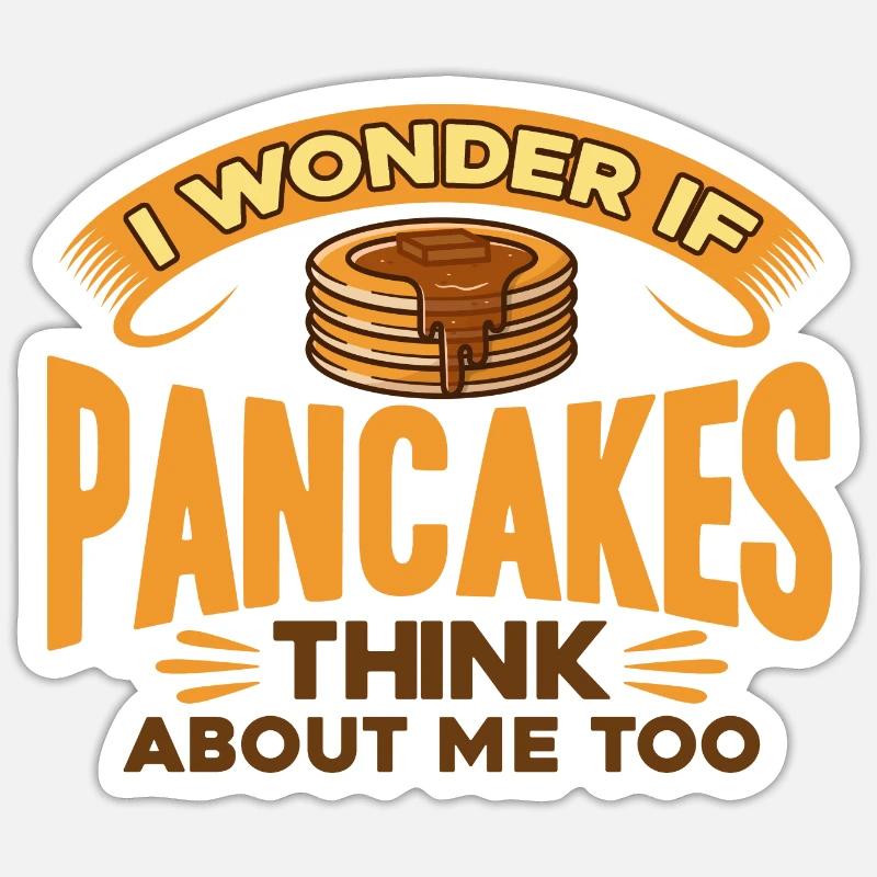 Pancakes Lovers Pancakes Pancakes Day - Sticker size S (10 x 10 cm) - white matte