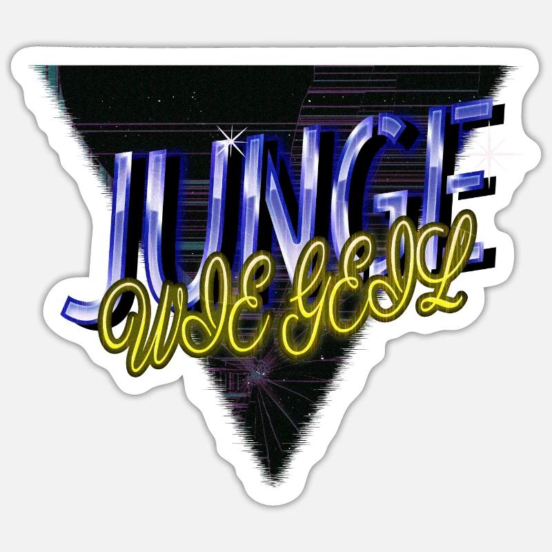 spaß geschenkidee geburtstagsgeschenk bday Sticker Größe S (10 x 10 cm)