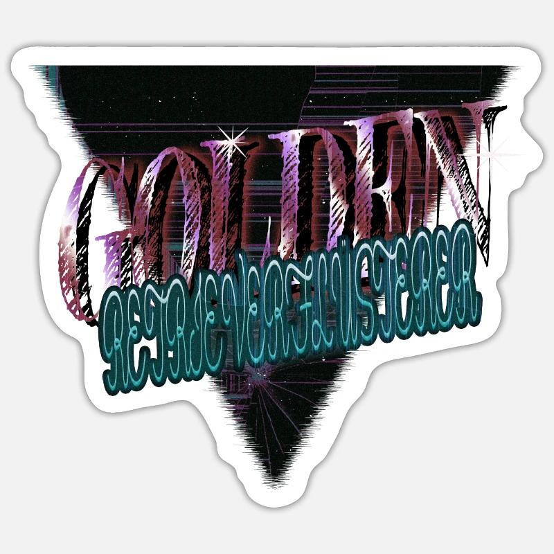 Greyhound Cool Dog Propriétaire Caniche - Sticker taille S (10 x 10 cm) - blanc mat