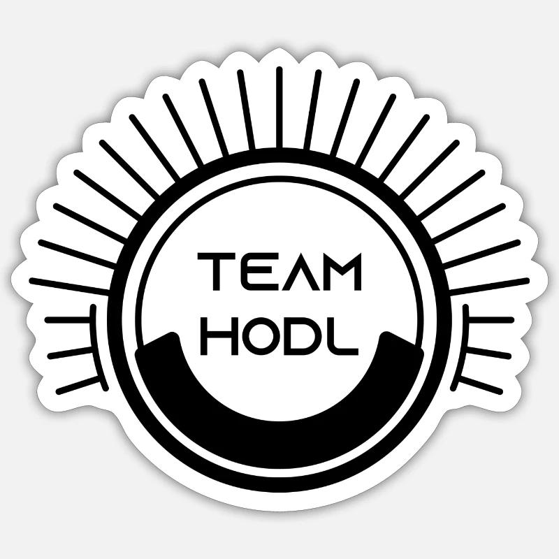 Bitcoin Trading Crypto Stocks - Sticker taille S (10 x 10 cm) - blanc mat