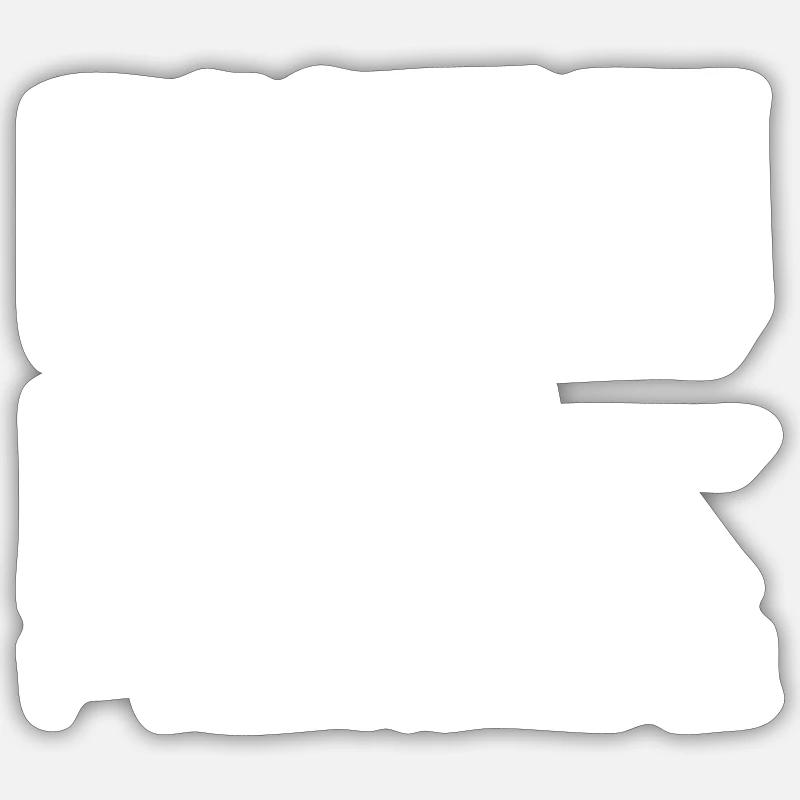Feedback Please - Sticker size S (10 x 10 cm) - white matte