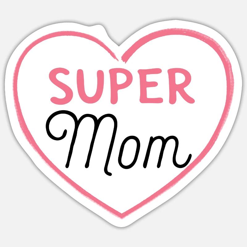 Muttertag Mama Mutterschaft Geschenk Mama Mama Sticker Größe S (10 x 10 cm)