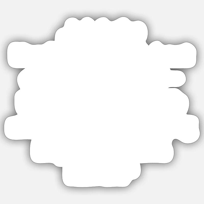 Spruch Sticker Größe S (10 x 10 cm)