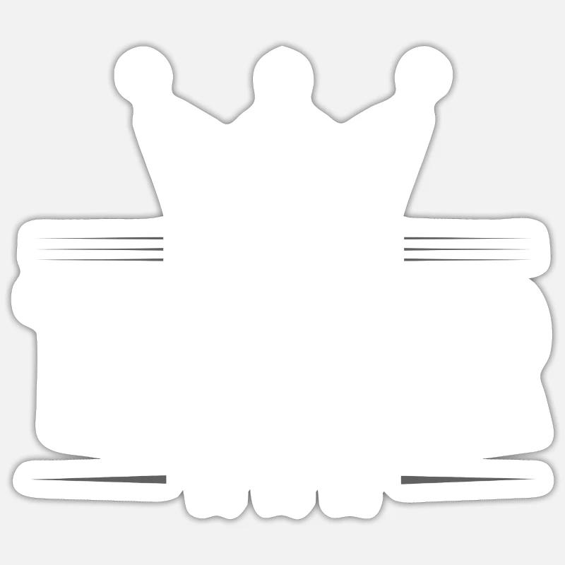 Trader Beruf - Sticker Größe S (10 x 10 cm) - Mattweiß