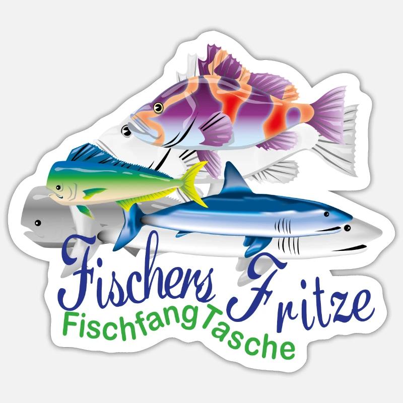 FischfangSache Sticker Größe S (10 x 10 cm)