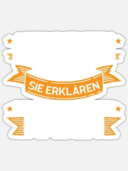 Abitur Abschluss Gymansium Abschluss Geschenk - Sticker Größe S (10 x 10 cm) - Mattweiß