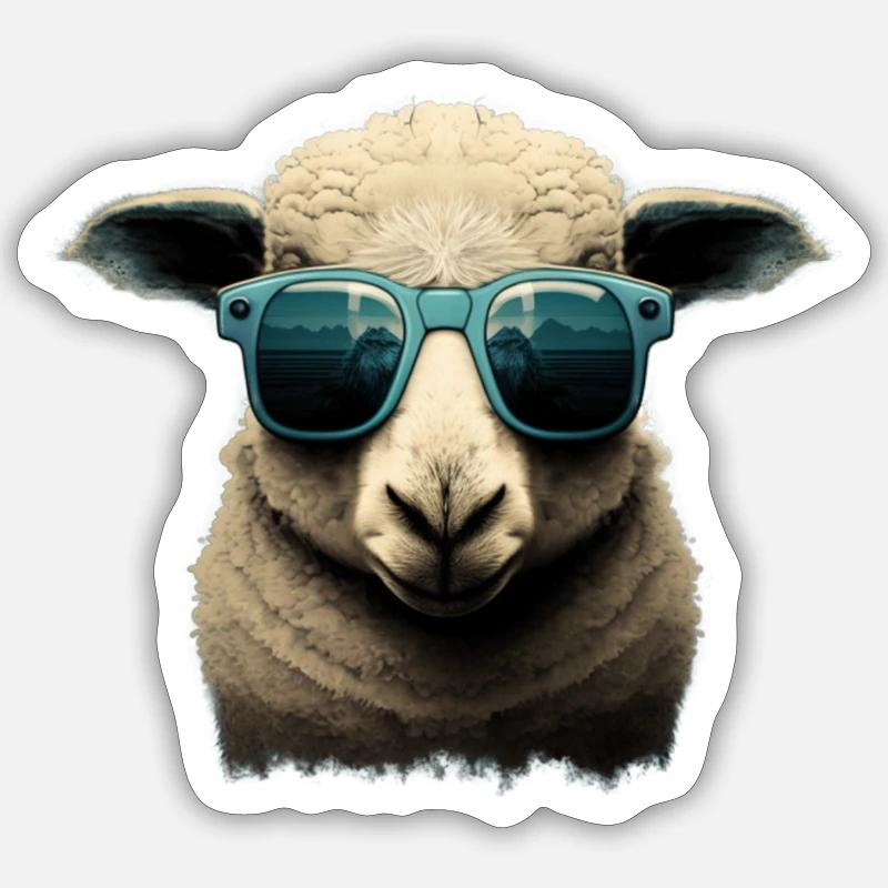 sheep Sticker Größe S (10 x 10 cm)
