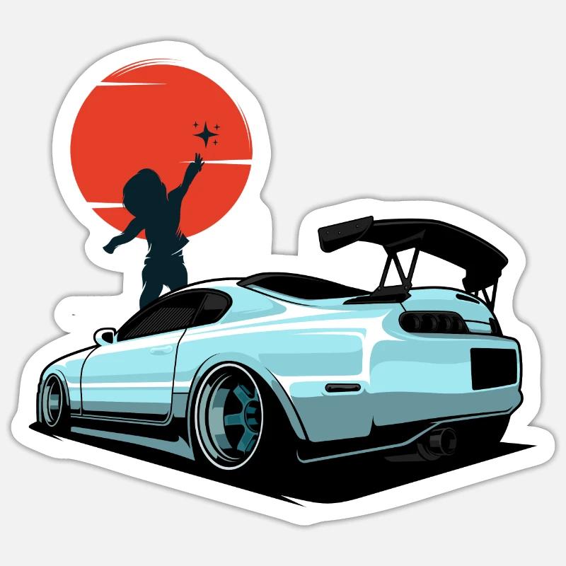 LES RÊVES DEVIENNENT RÉALITÉ - Sticker taille S (10 x 10 cm) - blanc mat