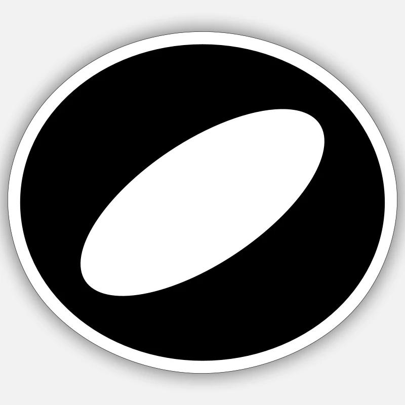 Whole Note icon to design yourself Sticker size S (10 x 10 cm)