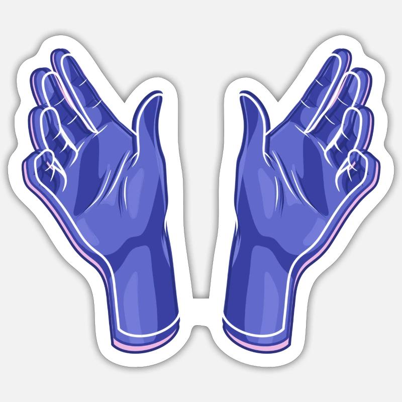 Anpreisend - Sticker Größe S (10 x 10 cm) - Mattweiß