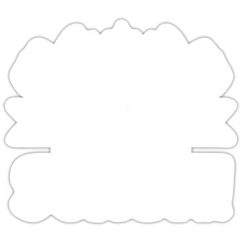 Laura - Sticker Größe S (10 x 10 cm) - Mattweiß - Vorne