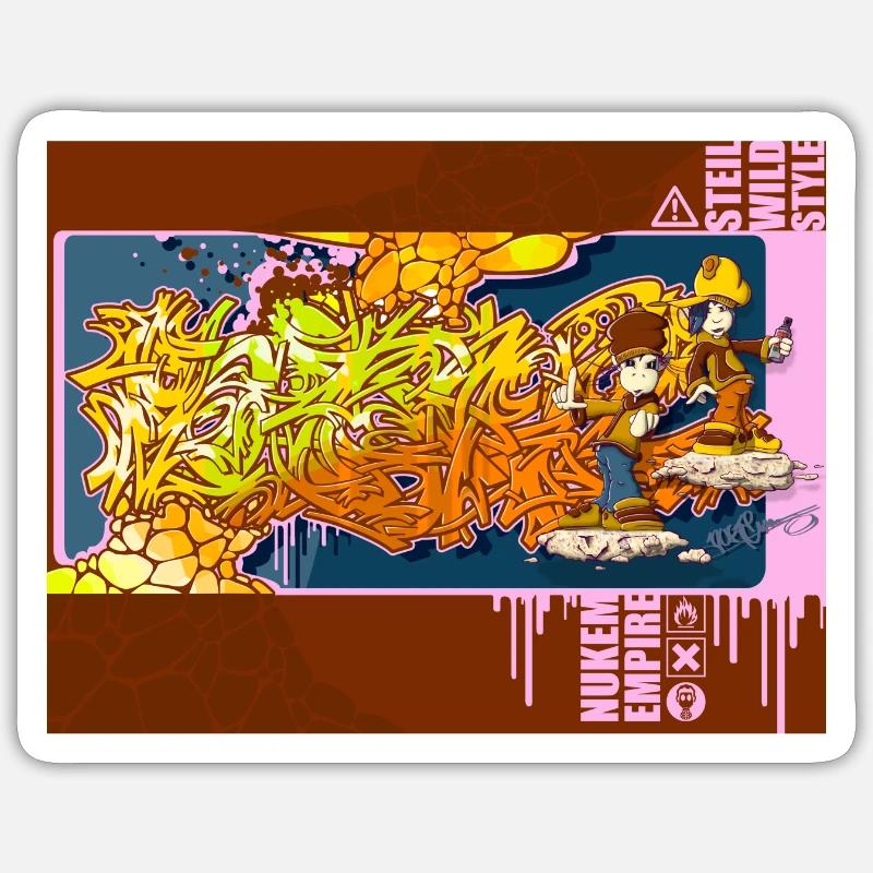 Sticker Größe S (10 x 10 cm) - 