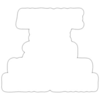 Awesome Since 2009 One Of A Kind 2009 Gift - Sticker size S (10 x 10 cm) - white matte - Front