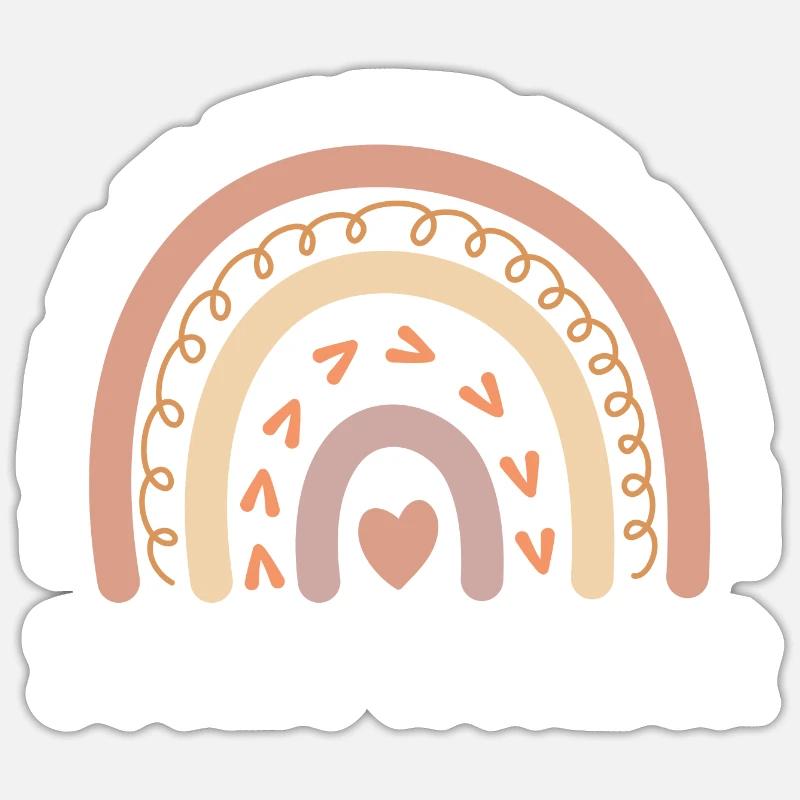 Fiable Loyal Gentil Aimant Dévouement Attentionné Social Sticker taille S (10 x 10 cm)