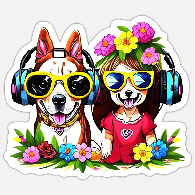 Sticker Größe S (10 x 10 cm) - 