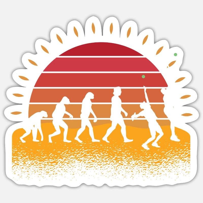 Evolution Tennis Padel Player Padel Sticker size S (10 x 10 cm)