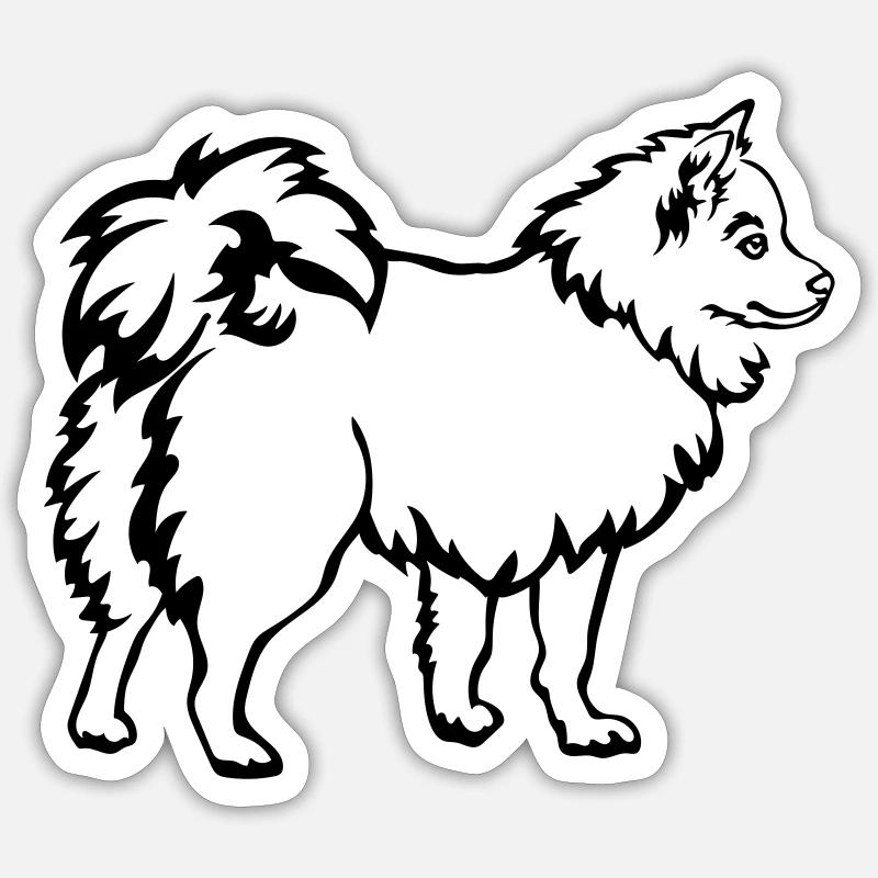 Sharp - Sticker size S (10 x 10 cm) - white matte