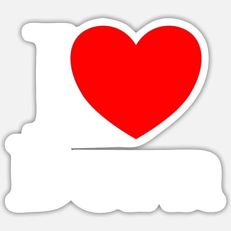 j’aime Berne Sticker taille S (10 x 10 cm)