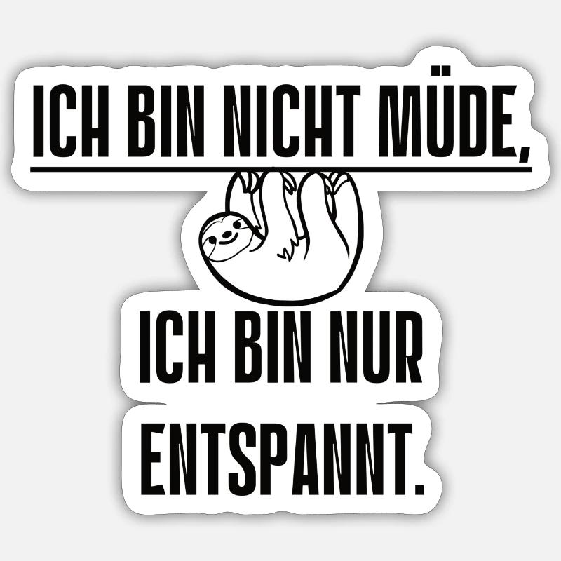 Spruch 13 Sticker Größe S (10 x 10 cm)