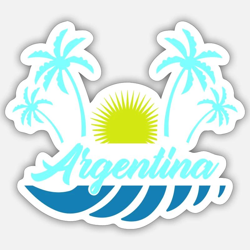 argentina - Sticker Größe S (10 x 10 cm) - Mattweiß