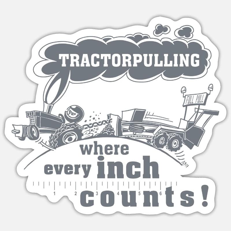 tp where every inch counts light Sticker size S (10 x 10 cm)