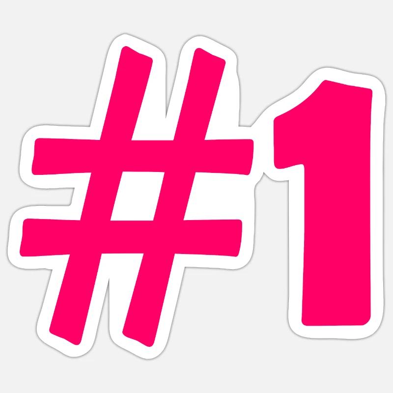 #1 - Sticker size S (10 x 10 cm) - white matte
