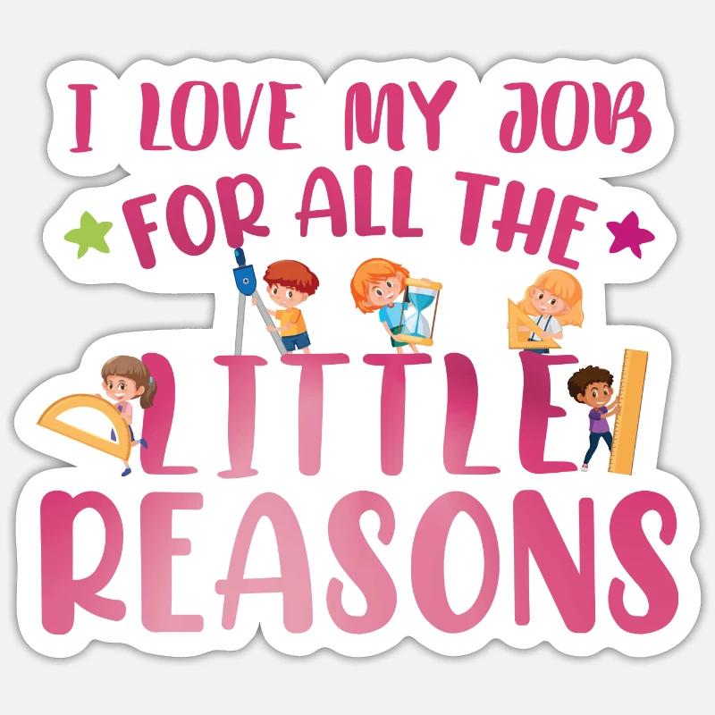 Pädagogik Lehrerschule Sticker Größe S (10 x 10 cm)