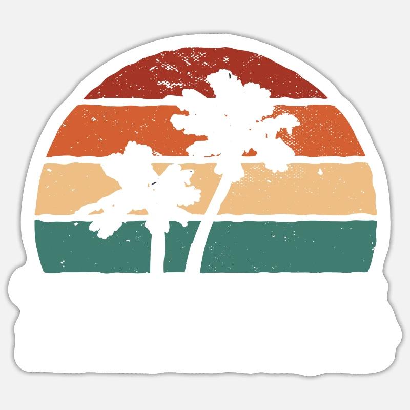 Teacher Summer Recharge Required Summer Beach Sticker size S (10 x 10 cm)