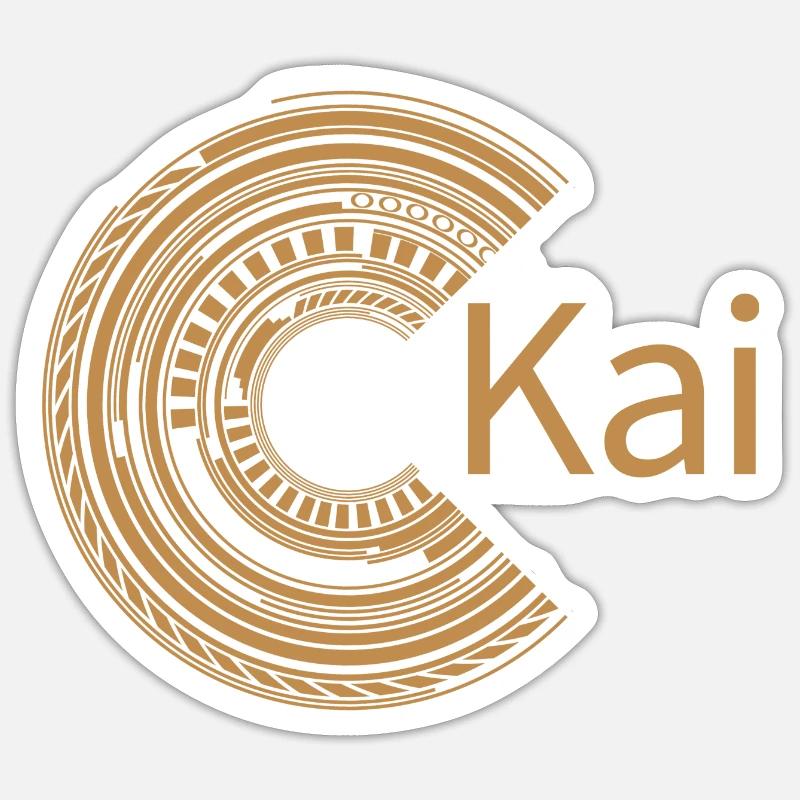 Pour Kai - Sticker taille S (10 x 10 cm) - blanc mat