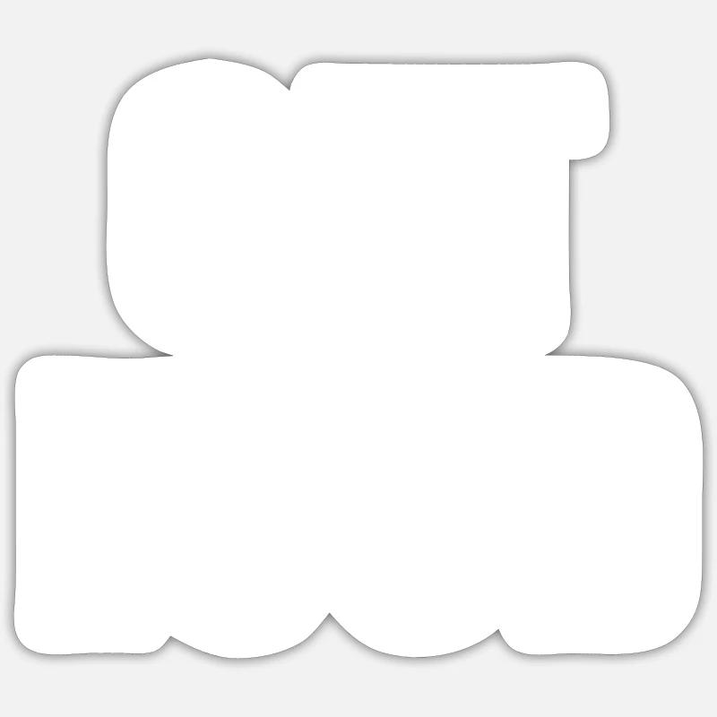 Get loud - Sticker size S (10 x 10 cm) - white matte