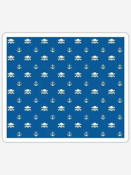 Ostsee Nordsee Meer Anker Urlaub maritim Geschenk - Sticker Größe S (10 x 10 cm) - Mattweiß