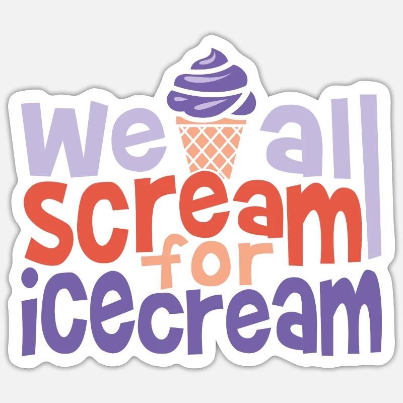 Sommer - Sticker Größe S (10 x 10 cm) - Mattweiß