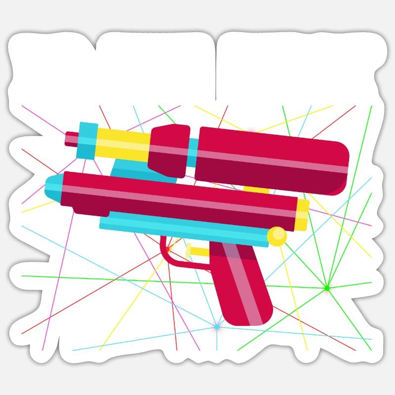 I'd hit that | Laser Tag player Sticker size S (10 x 10 cm)