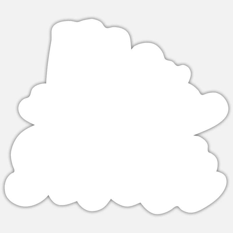 große Schwester - Sticker Größe S (10 x 10 cm) - Mattweiß