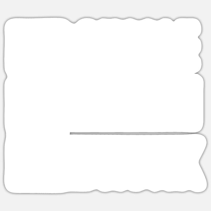 Single Taken Drunk - Sticker size S (10 x 10 cm) - white matte