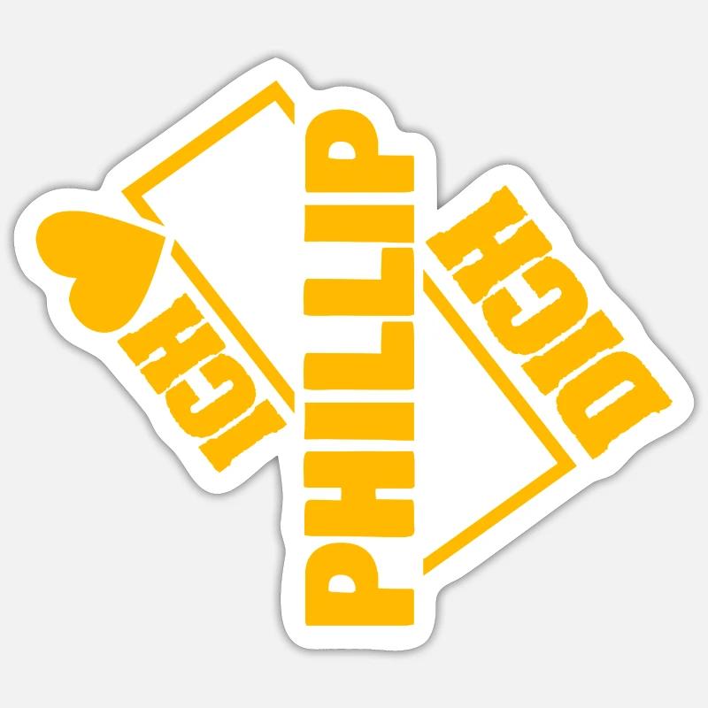 Dear Phillip, Sticker size S (10 x 10 cm)