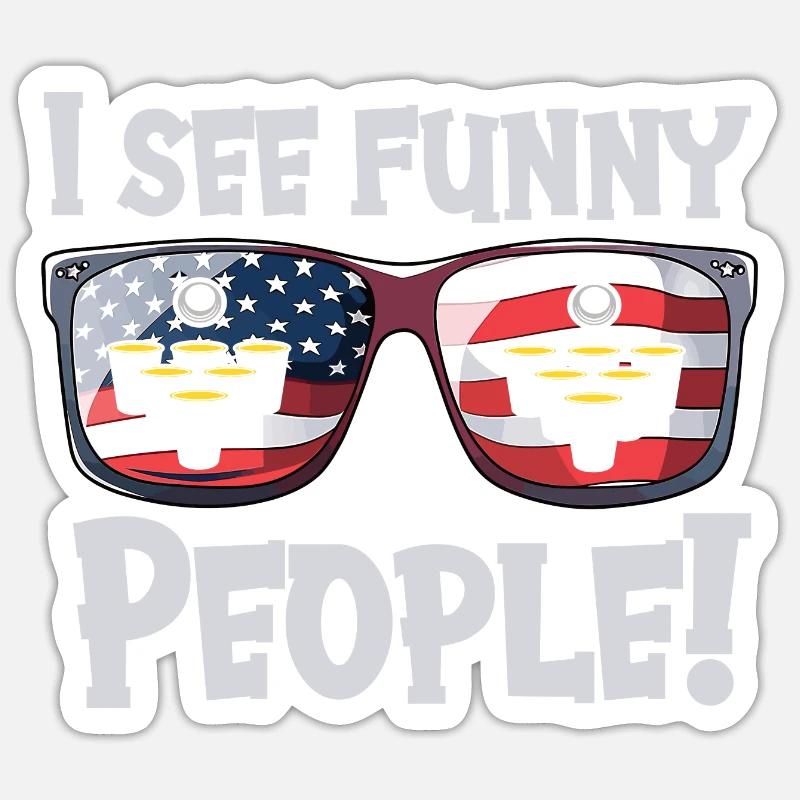 Drinking game Sticker size S (10 x 10 cm)