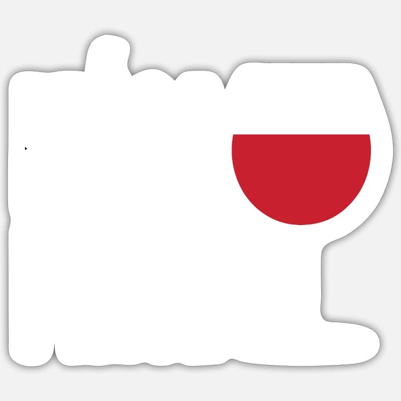 méga pinte - Sticker taille S (10 x 10 cm) - blanc mat