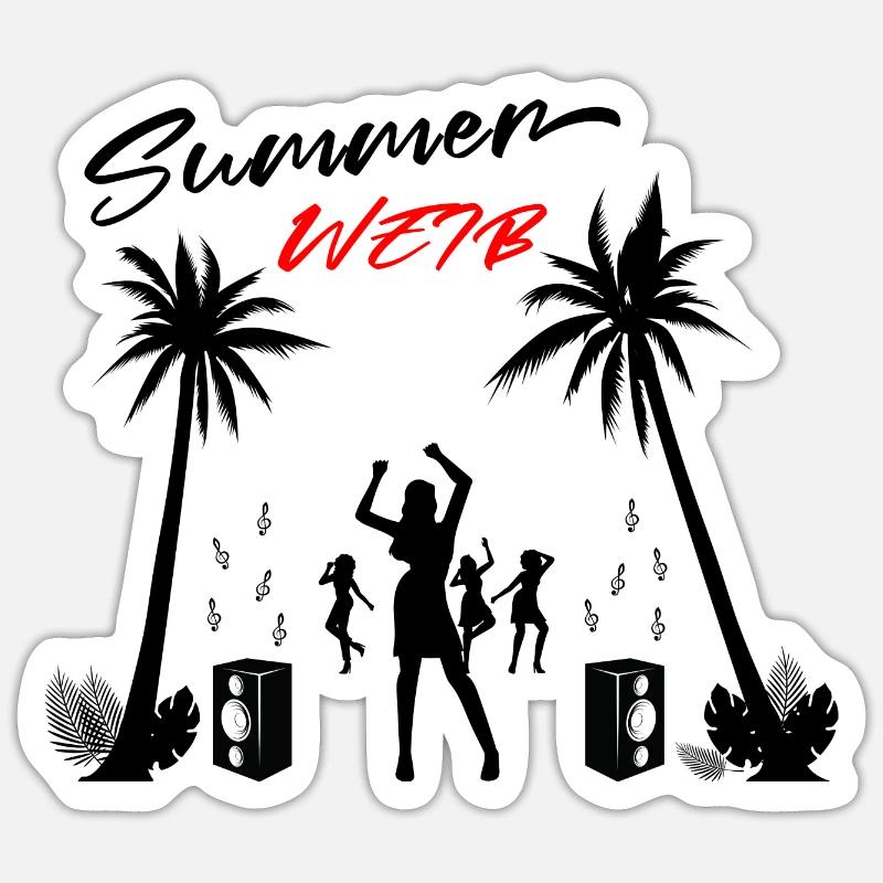 Summer Vibe Sticker size S (10 x 10 cm)