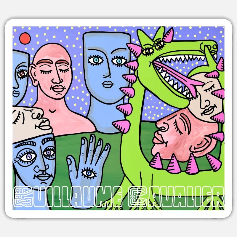 Sticker taille S (10 x 10 cm) - 