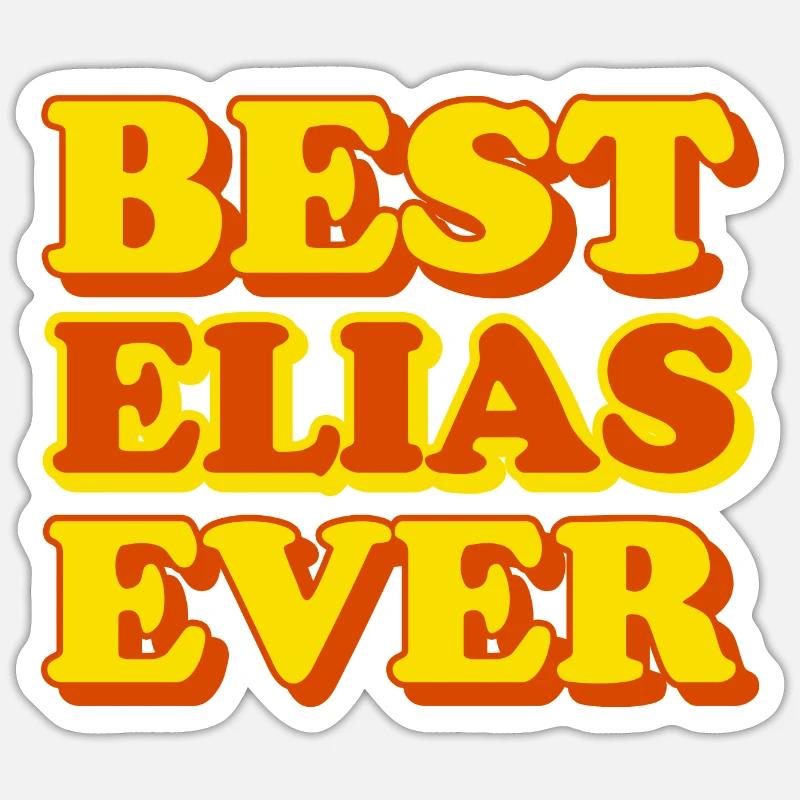 Elijah's First Name Funny Gift Sticker size S (10 x 10 cm)