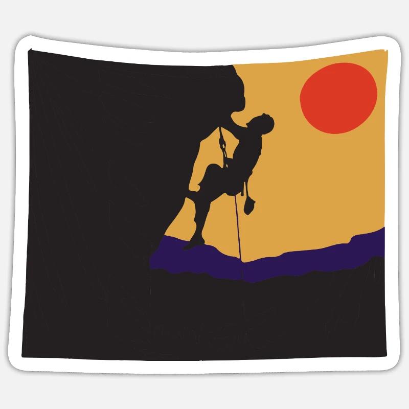 Varappe - Sticker taille S (10 x 10 cm) - blanc mat