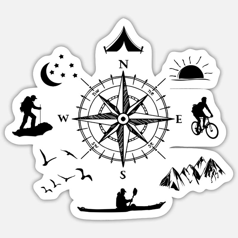 Aventure Sticker taille S (10 x 10 cm)