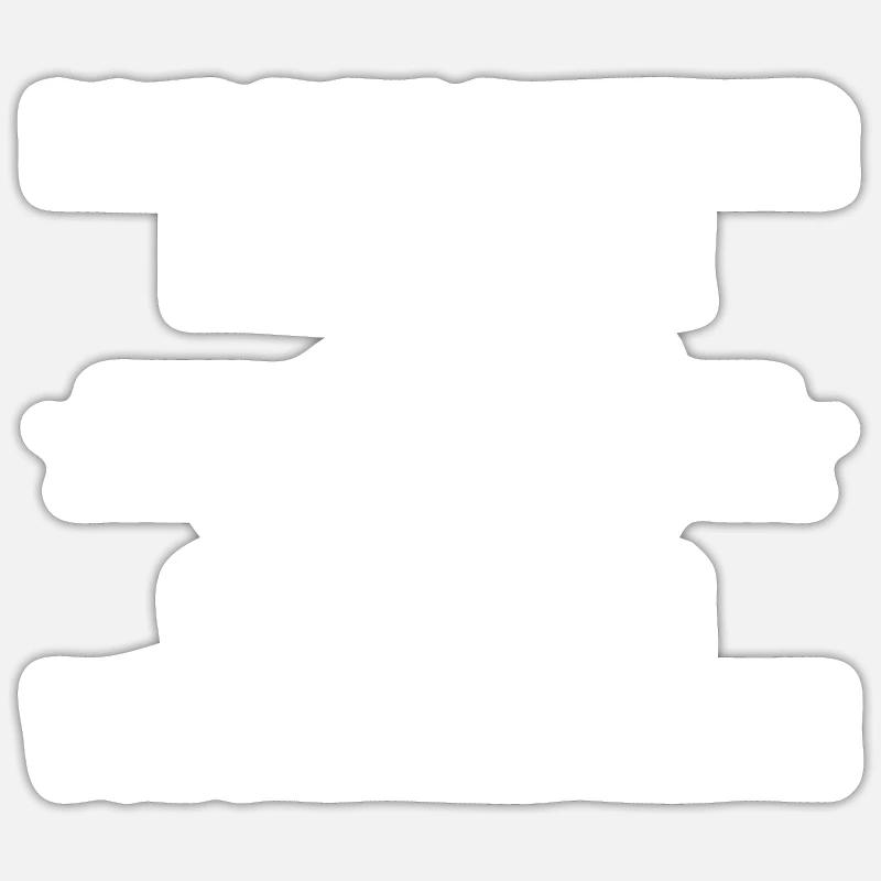Camping - Sticker Größe S (10 x 10 cm) - Mattweiß
