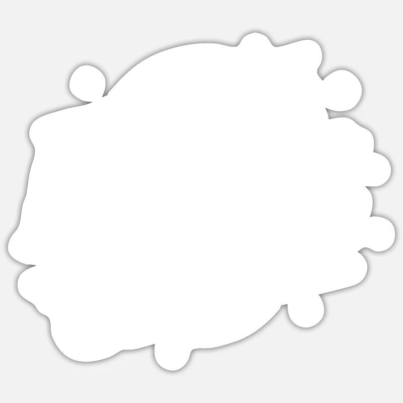 Arcachon - Sticker taille S (10 x 10 cm) - blanc mat