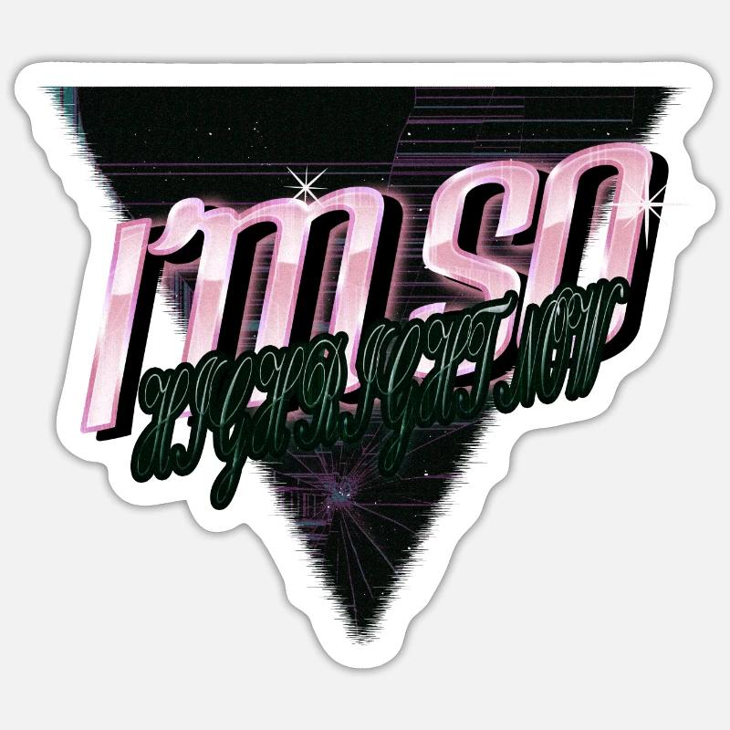 astronomie art génial présent idée présent présent Sticker taille S (10 x 10 cm)