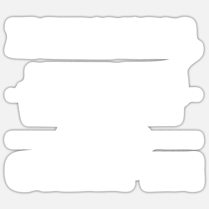 Camping - Sticker Größe S (10 x 10 cm) - Mattweiß